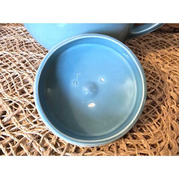 Vernon Kilns Early California Turquoise Teapot, EUC - Picture 8 of 10